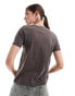 Фото #2 товара Mango round neck t-shirt in washed brown