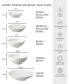 Фото #6 товара Classic White Porcelain Pasta Bowls, Set of 4