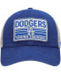 Men's Royal, Tan Los Angeles Dodgers Four Stroke Clean Up Trucker Snapback Hat