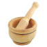 METALTEX Wooden Mortar With Mallet 12 cm