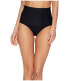 Фото #1 товара Trina Turk 178003 Key Solids Shirred High Waist Hipster Bikini Bottom Black Sz 6
