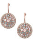 Фото #3 товара Val Mosaic Mother of Pearl Disc Drop Earring