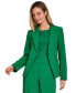 Women's Single-Button Peak-Lapel Blazer