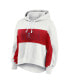 Women's Oatmeal Los Angeles Angels Up for It Fleece Pullover Hoodie