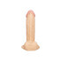 Flexibler Naturdildo mit Saugfuß, 19 cm