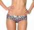 Becca Womens Swimwear Eden Hydrangea Fold Over Multi Color Bikini Bottom Size L