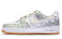 【定制球鞋】 Nike Air Force 1 Low 特殊鞋盒 冬日物语 山峰 涂鸦字体 低帮 板鞋 男女同款 白绿 / Кроссовки Nike Air Force DM0576-101