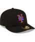 Фото #3 товара Men's Black New York Mets Authentic Collection Alternate On-Field Low Profile 59FIFTY Fitted Hat