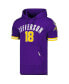 Фото #2 товара Men's Justin Jefferson Purple Minnesota Vikings Player Name and Number Hoodie T-shirt