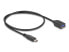 Фото #2 товара Delock 60568 - USB 3.1 Kabel C Stecker auf A Buchse koaxial 50 cm - Cable - Digital