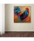 Фото #3 товара Marion Rose 'Mr T Rooster' Canvas Art - 24" x 24" x 2"