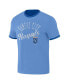 Фото #4 товара Men's Royal/Light Blue Kansas City Royals Two-Way Ringer Reversible T-Shirt