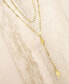 Augustine Layered Lariat Necklace