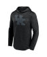 ფოტო #3 პროდუქტის Men's Heather Black Kentucky Wildcats Transitional Hoodie T-shirt