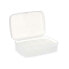 Коробка с отсеками Белый Прозрачный Пластик 21,5 x 8,5 x 15 cm (12 штук)