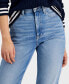 Фото #5 товара Women's Julie Straight-Leg Button-Waist Jeans