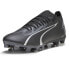 Фото #2 товара Puma Ultra Match Firm GroundArtificial Ground Soccer Cleats Mens Black Sneakers