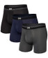 ფოტო #1 პროდუქტის Men's Sport Mesh Slim Fit Boxer Briefs – 3PK