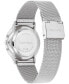 Фото #3 товара Часы Calvin Klein Exceptional Silver-Tone Mesh Watch