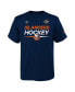 ფოტო #3 პროდუქტის Big Boys Navy New York Islanders 2024 NHL Stadium Series Locker Room T-shirt