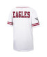 Фото #4 товара Men's White, Maroon North Carolina Central Eagles Free Spirited Baseball Jersey