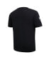 Фото #2 товара Men's Black Brooklyn Nets Chenille T-shirt