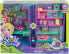 Фото #1 товара Кукольный центр развлечений Polly Pocket. 6 уровней: Торговые мини лавки, парковка, автомобиль, кинотеатр, лифт. Размеры: 45,7 х 36,8 х 12,1 см.