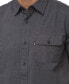 Фото #3 товара Men's Winfred Short Sleeve Poplin Shirt