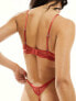 Фото #3 товара Hunkemoller Isabelle lace thong in rust