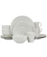 Alexa 16 Piece Porcelain Dinnerware Set, Service for 4