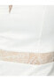Фото #25 товара Dantel Detaylı Saten Mini Bridal Elbise