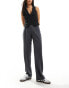 Фото #1 товара JJXX Mary high waisted tailored trouser in grey