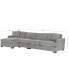 Фото #11 товара CLOSEOUT! Juliam 3-Pc. Fabric Sofa with Chaise, Created for Macy's