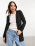 Vero Moda hooded cardigan in black