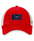 Фото #4 товара Men's Red, White Washington Capitals Authentic Pro Rink Trucker Snapback Hat
