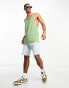 Фото #1 товара Brave Soul racer back vest in pale green