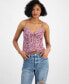 Фото #1 товара Juniors' Fly-Away Lace Cami