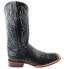 Фото #1 товара Ferrini Full Quill Ostrich Square Toe Cowboy Mens Black Casual Boots 10193-04