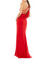 Mac Duggal Jersey One-Shoulder Draped Back Gown Women's