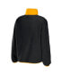 ფოტო #2 პროდუქტის Women's Black Pittsburgh Steelers Polar Fleece Raglan Full-Snap Jacket