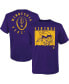 ფოტო #1 პროდუქტის Big Boys and Girls Purple Minnesota Vikings Liquid Camo Logo T-shirt