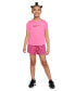 ფოტო #2 პროდუქტის Big Girls One Short-Sleeve Training Top