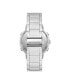 ფოტო #3 პროდუქტის Men's Lawndale Ana-Digi, Alloy Watch, Silver