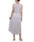 ფოტო #2 პროდუქტის Petite Sleeveless Surplice Tiered Dress