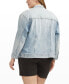 ფოტო #2 პროდუქტის Plus Size Kiara Denim Jacket