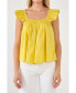 ფოტო #2 პროდუქტის Women's Ruffle Detail Top