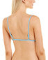 Фото #2 товара Vyb Holly Fixed Triangle Bikini Top Women's Blue Xs