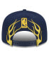 Фото #4 товара Men's Navy Indiana Pacers 2024 NBA All-Star Game Rally Drive Flames 9FIFTY Snapback Hat