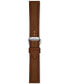 ფოტო #4 პროდუქტის Men's Swiss Automatic Chemin des Tourelles Powermatic 80 Brown Leather Strap Watch 42mm