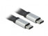 Фото #2 товара Разъем USB C Delock 85926 - 0.22 м USB C USB C USB 3.2 Gen 2 (3.1 Gen 2) 10000 Мбит / с Черный Серебристый
